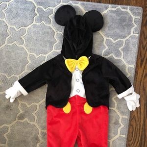 Mickey Mouse costume.